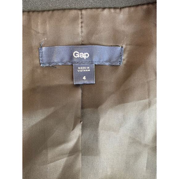 Gap black 2 buttoned long sleeves blazer size 4 - Picture 3 of 9